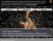 Tablet Screenshot of fuerstenfeld.de